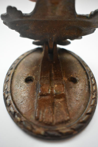 Cast Iron Oval Floral Door Knocker Circa 1920 – Liz's Antique Hardware