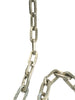 Hammered European Lighting Chain Polished Nickel