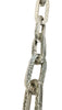 Hammered European Lighting Chain Polished Nickel