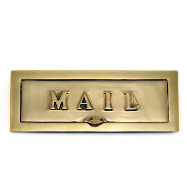 Raised Letter Exterior Mail Slot