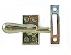 1920s Nickel Over Cast Bronze Casement Fastener